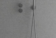 1408045 Scandtap shower and washbasin mixer taps – 3+3 stainless steel (Harmonized series)