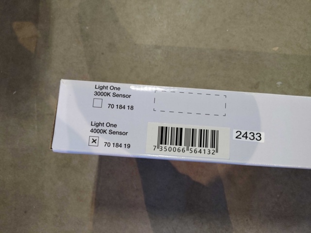 1517700-4 Pendelarmatur, 4 st – Solar Light , 45W, 6000lm, 4000K, sensor