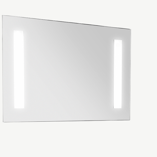 1517774-2 Kommod med tvättställ och spegel – DuoBad, Garbo, svart, 90 cm