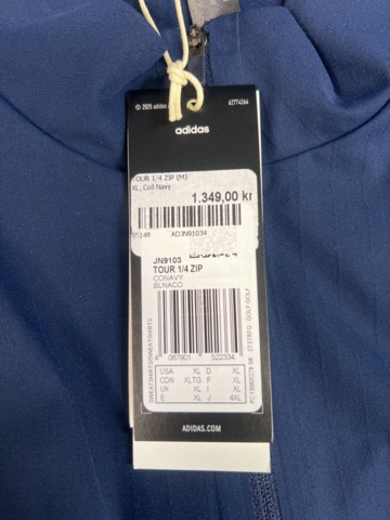 1518136-2 Tröja Adidas Tour 1/4 Zip, Strl XL