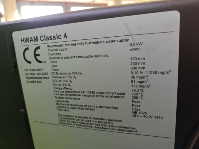 1484044-21 Ny braskamin HWAM Classic 4