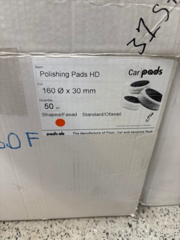 1482540-22 Samling med poleringspads för bilvård