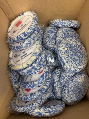 1482540-12 Samling med poleringspads för bilvård