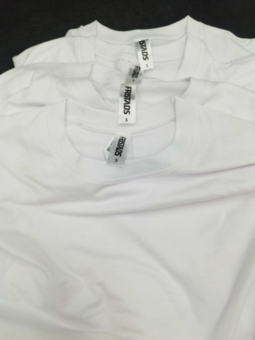 1516623-1 T-shirts, 4 st - Fristads, vit, stl S