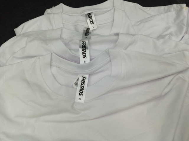 1516623-2 T-shirts, 4 st - Fristads, vit, stl S