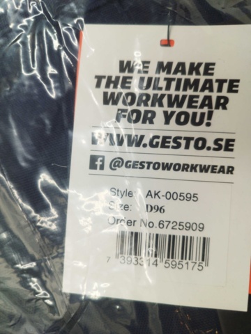 1516643-3 Arbetsbyxor 5 st - Gesto Workwear, AK-00595, D96