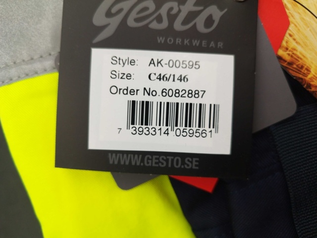 1518553-3 Work trousers 5 pcs - Gesto Workwear, AK-00595, C46/146