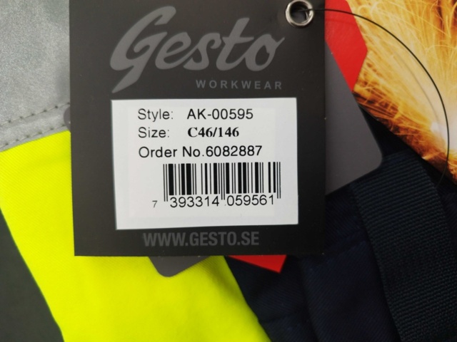 1518554-3 Arbetsbyxor 5 st - Gesto Workwear, AK-00595, C46/146