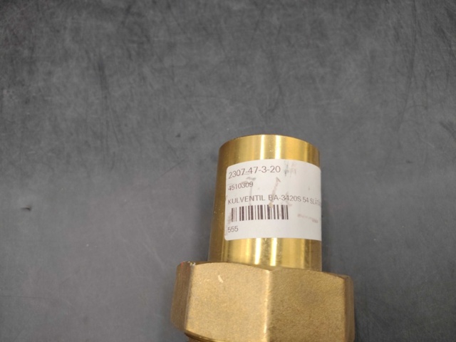 1518740-6 Ball valve - BA-3420S 54mm, plain end, high neck
