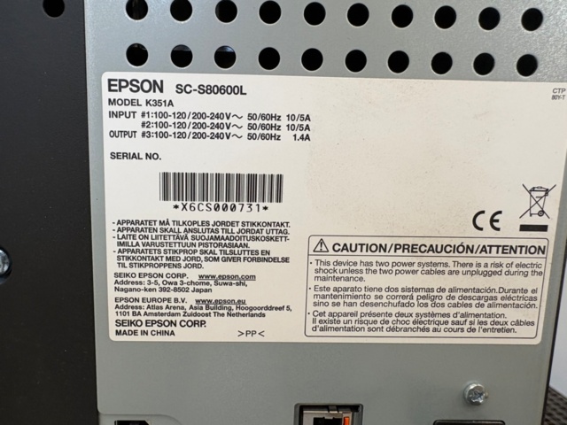 1471326-17 Large Format Printer - Epson SureColor SC-S80600L