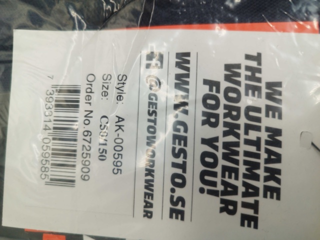 1518559-4 Arbetsbyxor 5 st - Gesto Workwear, AK-00595, C50/150