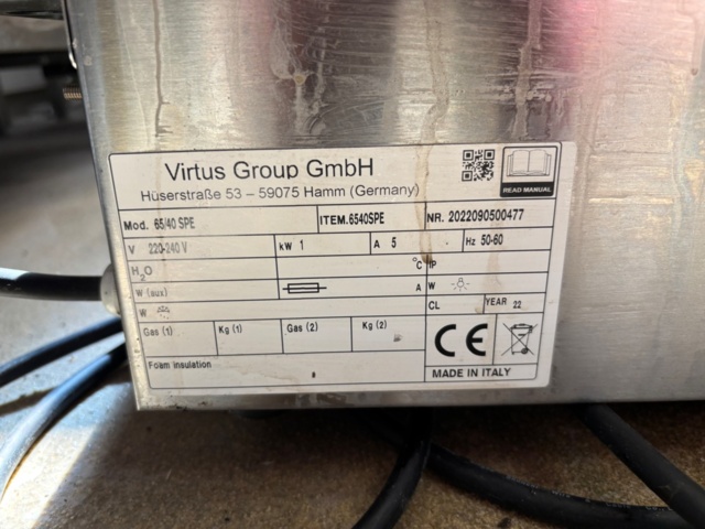 1475229-4 Vattenbad - Virtus 65/40 serie/ Mastro