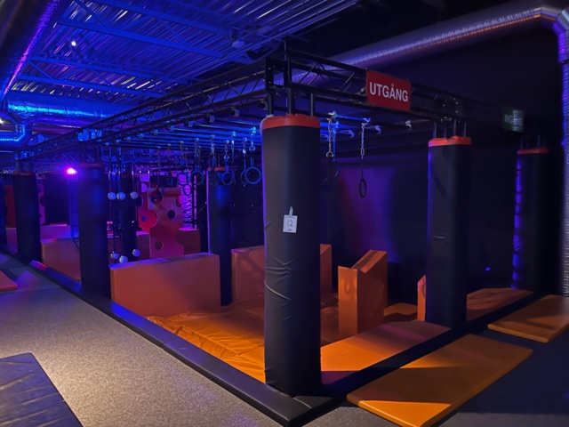 1408056-14 Komplett Trampolinpark / Ninja Course / CardioWall – ca 470 m²