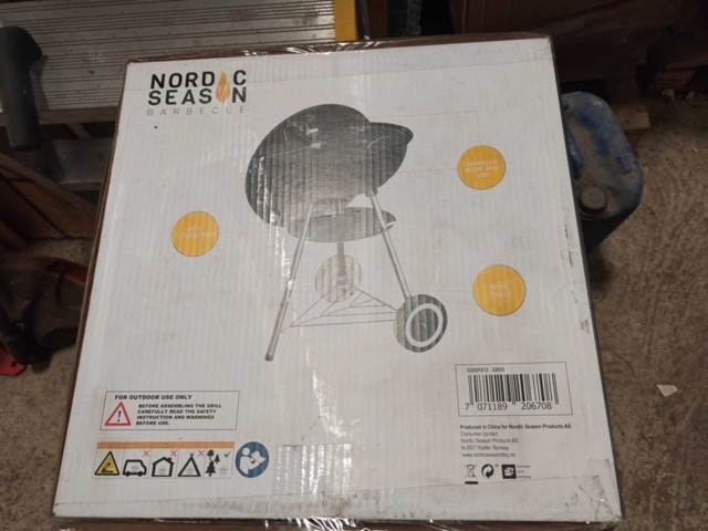 1485072-2 Kolgrillar 5 st - Nordic Season BBQ Kettle 41 CM
