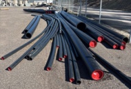 1445224 Lot of PE pipes / pressure pipes in varying dimensions