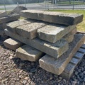 1095155-2 10 st raka Granitkantstenar 130x270x860-1300 mm