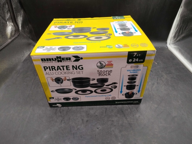 1508560-2 Kastrullset, Brunner Pirate NG, VacuBlock, induktion